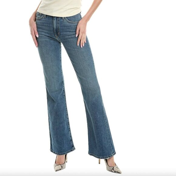 Joe's Jeans Petra High-Rise Flare Denim Jeans 28 Blue Stretch - Picture 1 of 7